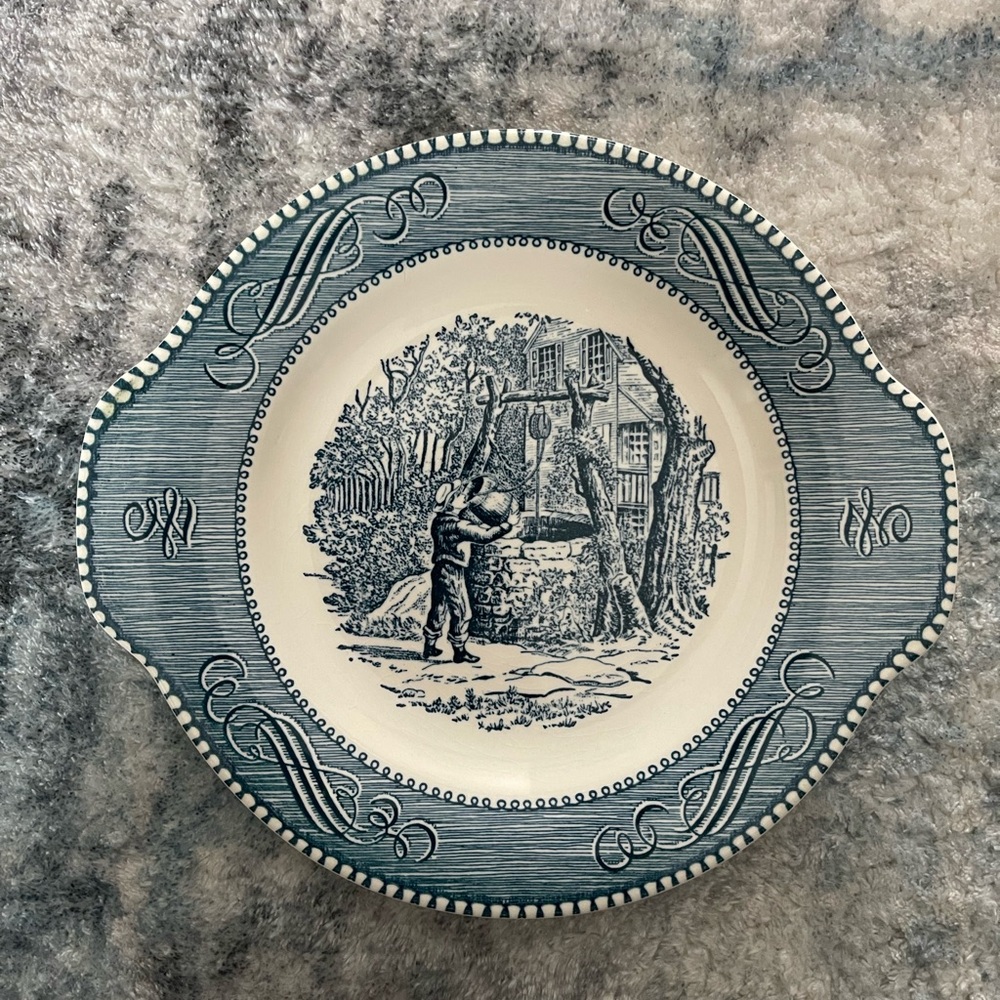 Currier & Ives Plate